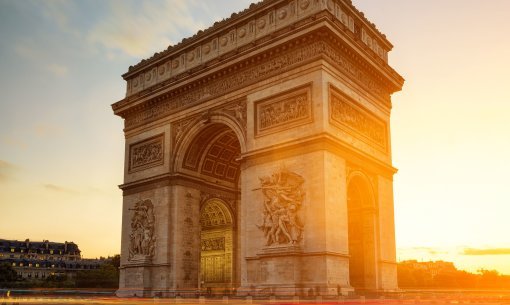 Visita del Arco del Triunfo en París Fotos
