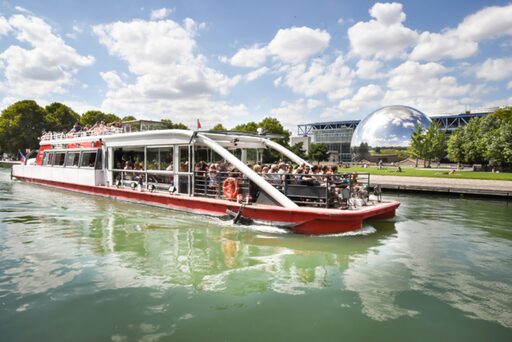 Vertrek vanaf Quai de l'Arsenal (Bastille)