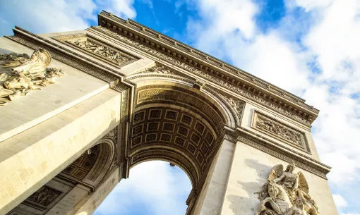 Visita dell'Arco di Trionfo a Parigi Foto