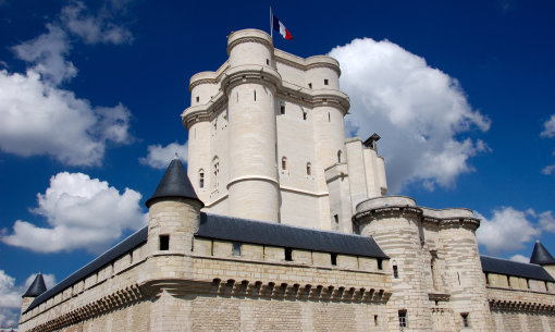 Bezoek aan het kasteel van Vincennes Foto's