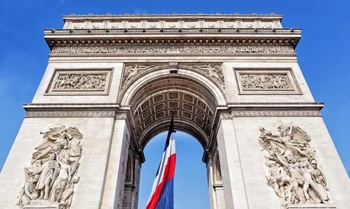 Visita dell'Arco di Trionfo a Parigi Foto