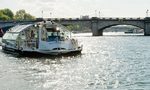 Batobus, Fluss-Shuttles auf der Seine in Paris Fotos