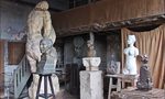 L'atelier de l'artiste avec ses sculptures © Musée Bourdelle