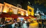 Véspera de Ano Novo em Paris no Cadet de Gascogne, restaurante em Montmartre