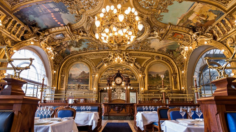 Restaurant Le Train Bleu - Gare de Lyon - Horloge et Salle Dorée