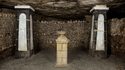 Catacombes de Paris Ossuaire, secteur de la lampe sépulchrale. Paris musée Carnavalet