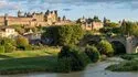 Castle and ramparts of the city of Carcassonne
