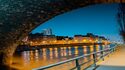 Cena di vigilia di Natale a Parigi sulla Senna a bordo della nave 'Le Tosca'.