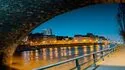 Kerstavonddinercruise in Parijs op de Seine aan boord van de 'Le Tosca'-boot.