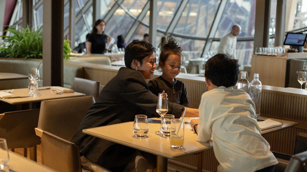 Madame Brasserie Christmas Lunch on the First Floor of the