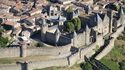 Castelo e muralhas da cidade de Carcassonne