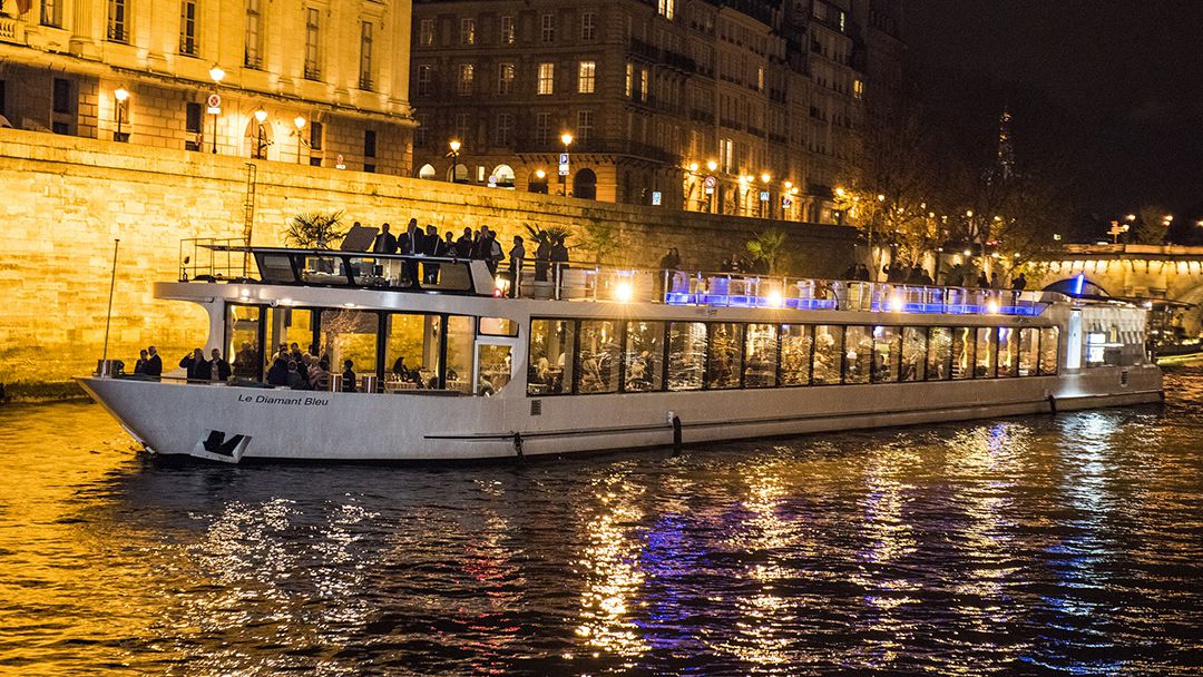 Abend des 14. Juli in Paris an Bord der Le Diamant Bleu Fotos 1