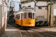 Tramway à Lisbonne