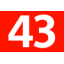43 43