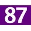 87 87